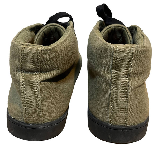 Woobies Mid Top Canvas Sneakers  / Army Green / S-12
